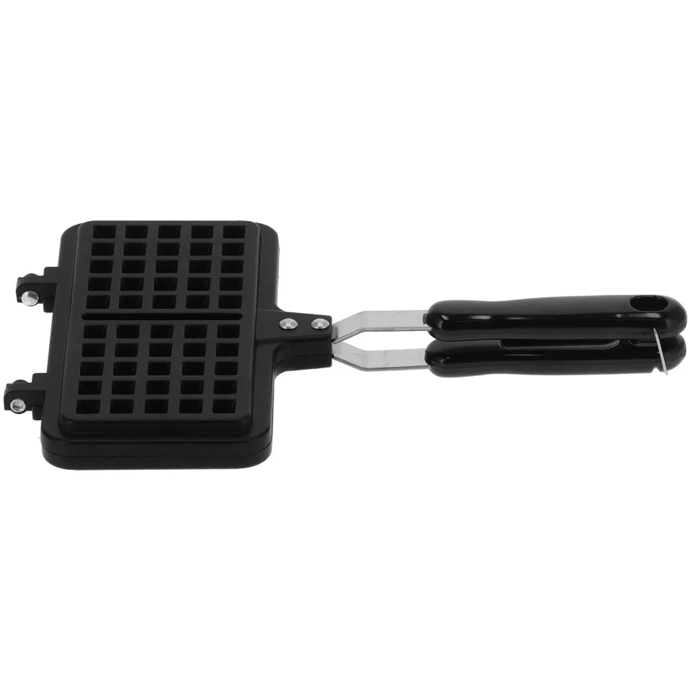 

Aluminum Waffle Maker Non-stick StoveTop Waffle Baking Pan Portable Easy To Use Sandwich Toaster Gas & Electric Stoves