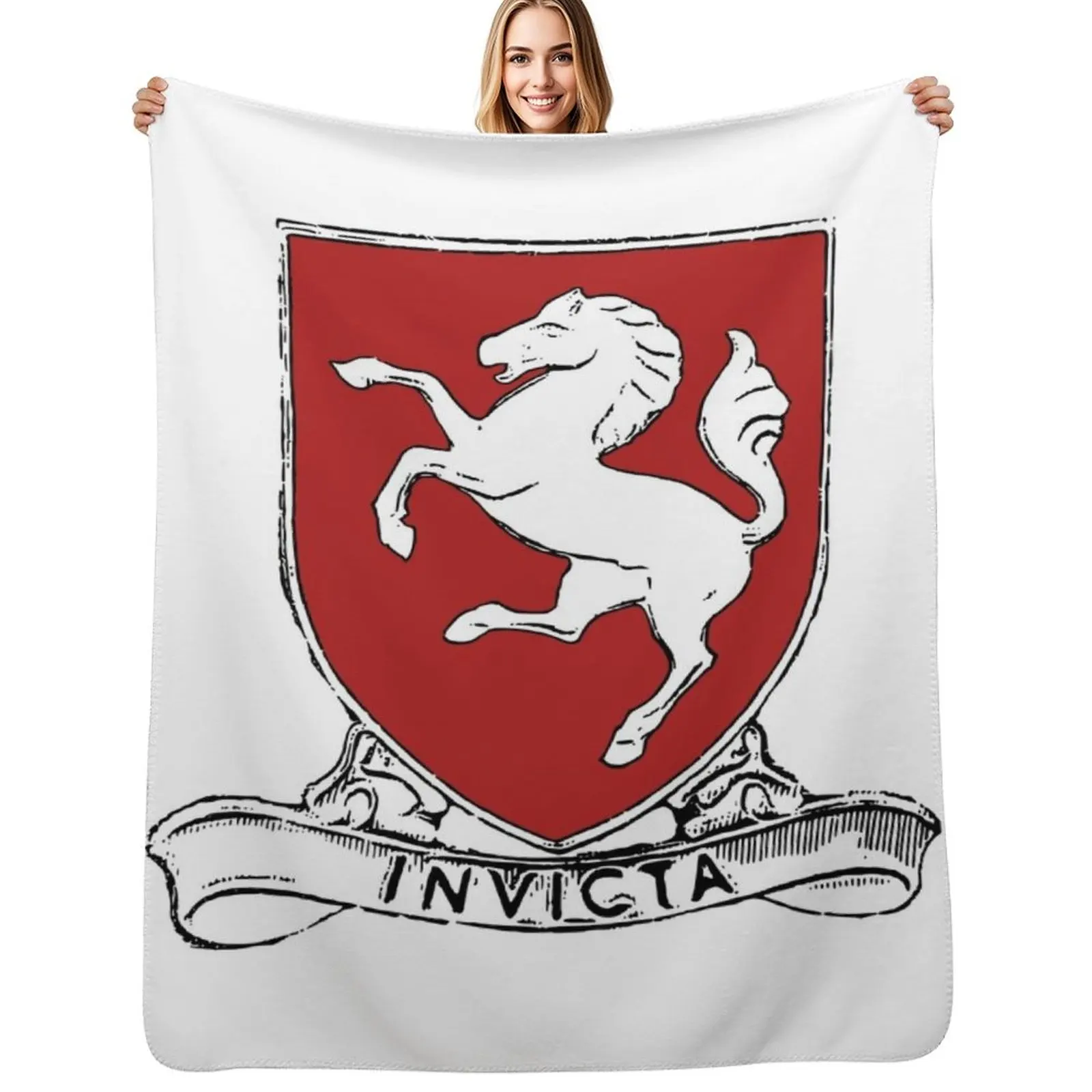 Kent Invicta Throw Blanket Cozy Napping Blanket Gift for Mom Dad