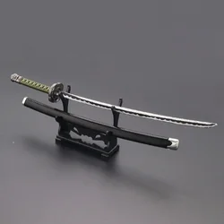 Japanese Samurai Swords Moonveil Nagakiba Katana 26cm Game Peripheral Metal Real Steel Ninja Swords Model Toys for Boy