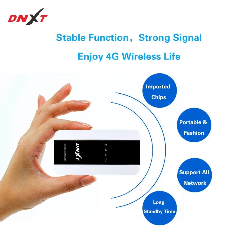 Imagem -06 - Lte Bolso Hotspot Dongle Led Mobile Wifi Router 3000mah Bateria M10-e Modem Mifi sem Fio Nova Chegada Dnxt4g