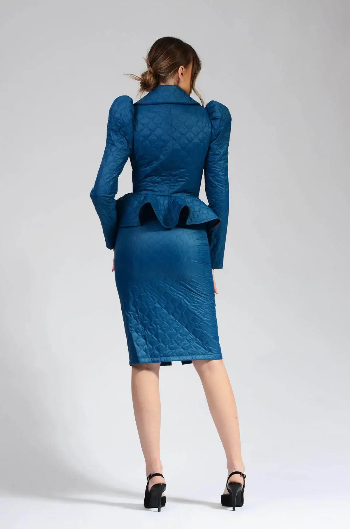 Vintage Women Skirt Suits 2 Pieces Slim Fit Waisted Blazer Customized Wedding Guest Dress Formal Party Outfit