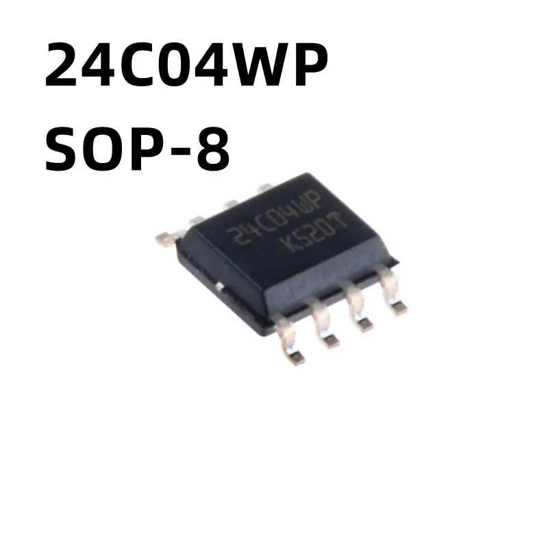 5PCS/lot 24C04WP  M24C04-WMN6TP SOP8 SOP-8  In Stock