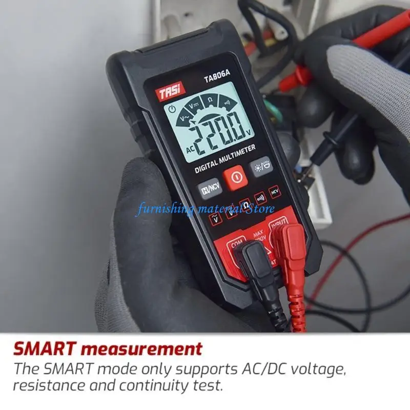 Y5GD multi -fungsional multimeter otomatis dengan tampilan lampu belakang secara otomatis menyesuaikan untuk mengukur arus