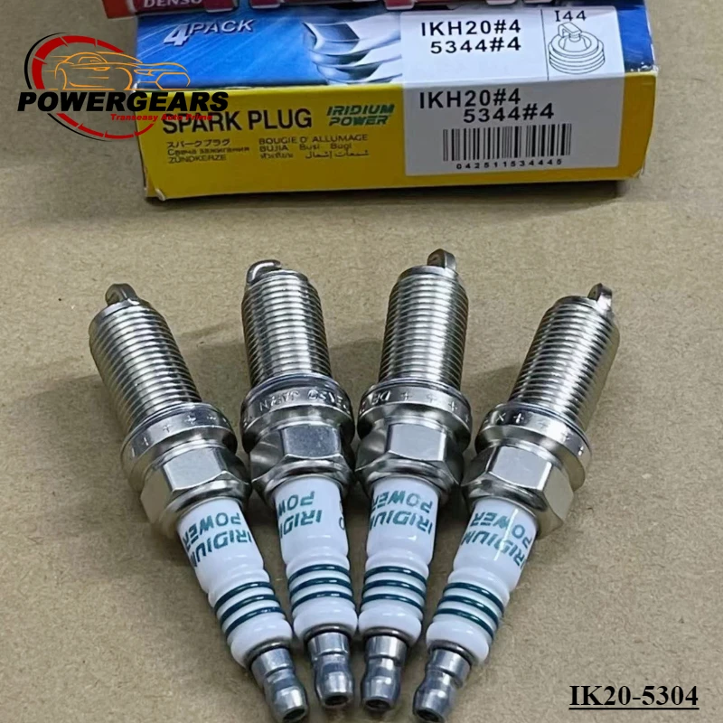 IK20-5304 4PCS New Iridium Spark Plug Suit For Toyota Honda Audi Nissan Volkswagen BMW Volvo Mazda Mitsubishi Peugeot IK20 5304