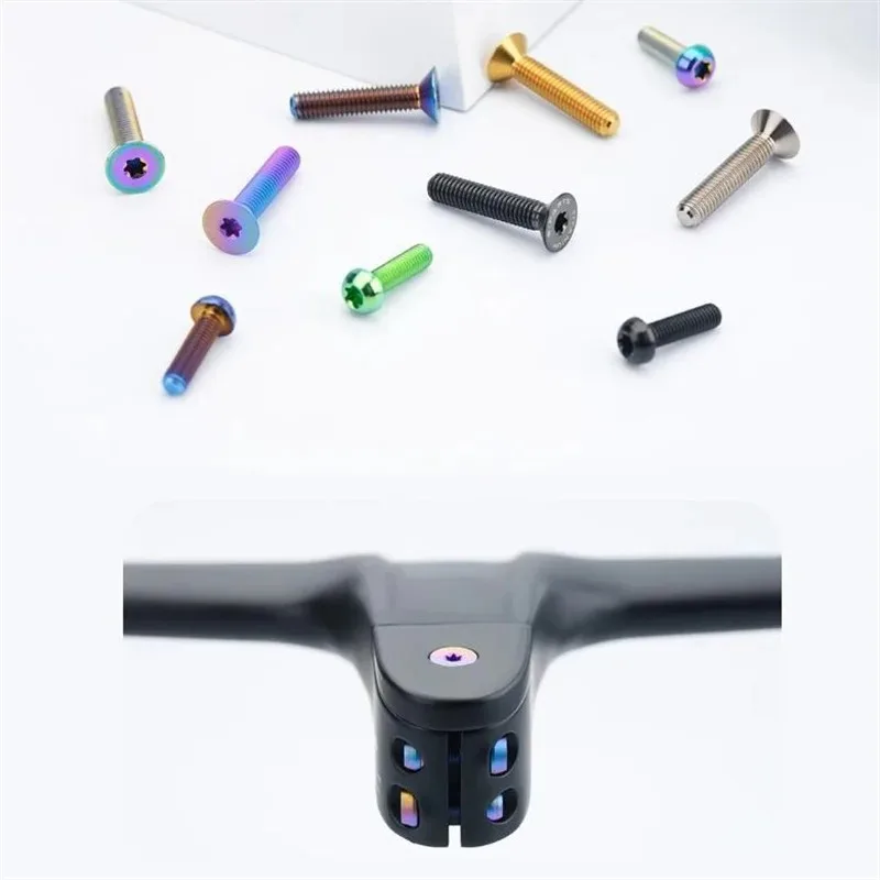 Road bike carbon fiber handlebar titanium screws for Rollingstone Manta titanium screw