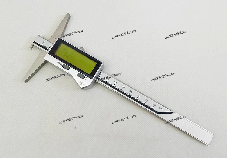 High-precision Electronic Stainless Steel Digital Depth Caliper Waterproof and Oil-proof Depth Gauge, Multi-purpose Depth Gauge