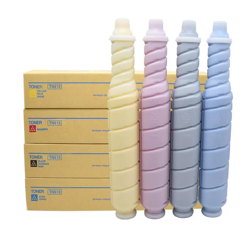 Картридж с тонером TN610 для Konica Minolta Bizhub Pro C5500 C6500 TN-610 TN610C TN610M TN610Y TN610K, 1 шт.