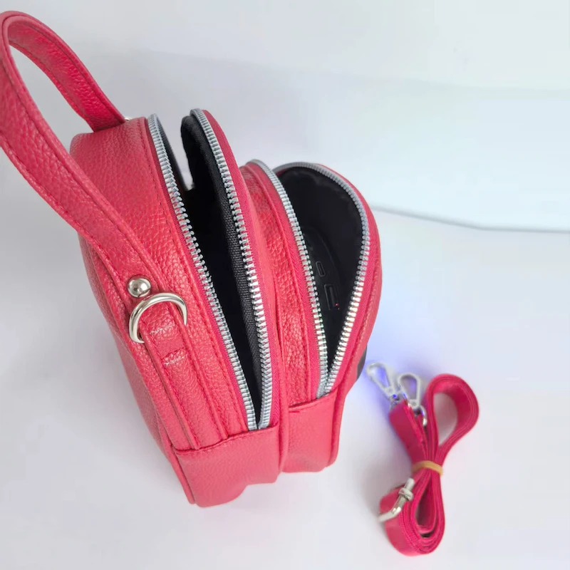 Borsa per altoparlante portatile Borsa a tracolla Qualità audio Hi-Fi Borsa per suono per motociclismo leggera e impermeabile per passeggiate in città