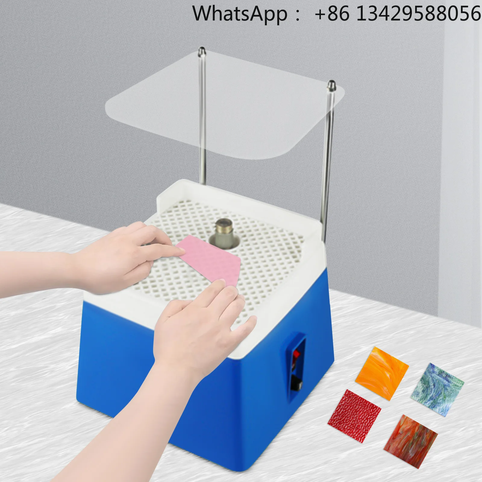 Mini Portable Glass Grinder 65W Grinding Tool with Grinding Wheel for Glass Ceramics Grinding
