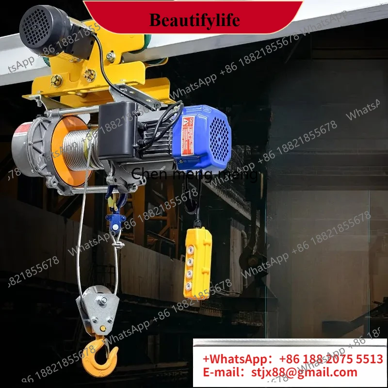 

Электрический подъемник Z189 (сиамский кран) для легковых автомобилей, 220В, быстрый подъемник, 1 тонна, 380В, с дистанционным управлением, малый кран для дома