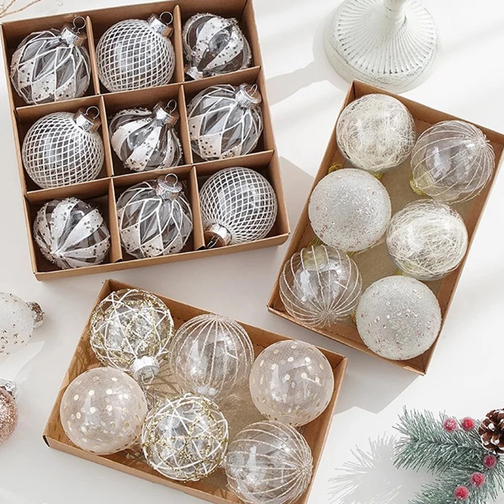 

Декоративные мероприятия 80 мм 3,15 Рождественские шары Украшения Яркие декоративные елочные шары Праздничные украшения Изготовленные из пластика