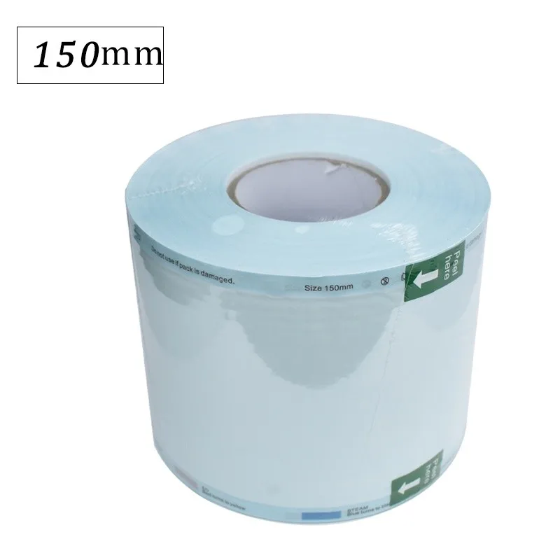 Premium 200m Autoclave Sterilization Pouch Roll Self Sealing Bags 55 to 150mm Width for Dental Instruments
