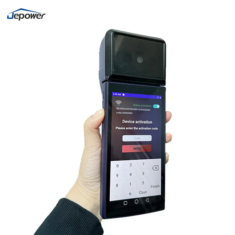 Palm Viem Scanner Payment 6-Inch 8/16GB+128 Android Handheld POS Terminal System NFC 58mm Printer 1D/2D Scanner