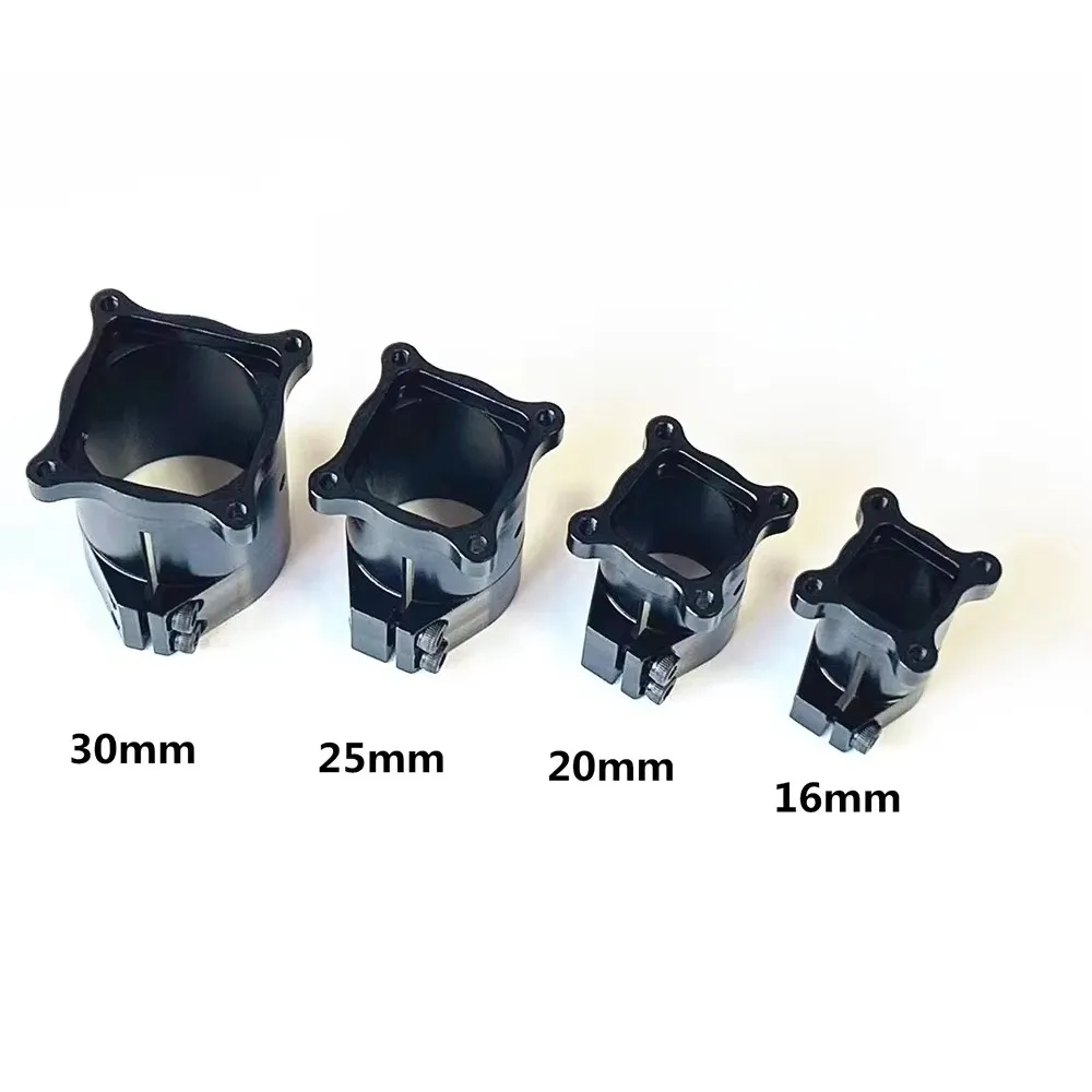 Base fixe verticale 16/20/25/30mm pour train d'atterrissage de Drone, pince de fixation de tuyau en Fiber de carbone, accessoires de bricolage