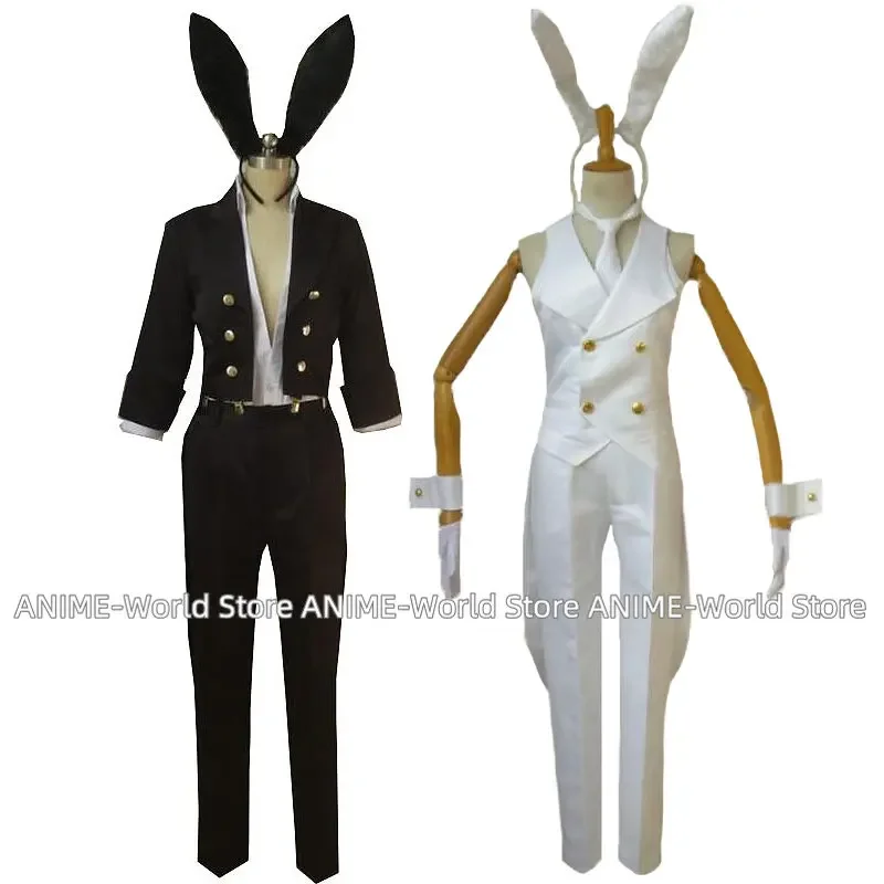 Ten Count Kurose Riku Shirotani Tadaomi Cosplay Costume Coat with pants and tail ears