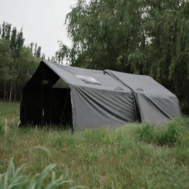 

8.0+Framed Foyer Air Tent-Gray High Quality Easy Setup Camping Portable Outdoor Family Luxury Inflatable Tent Canopy