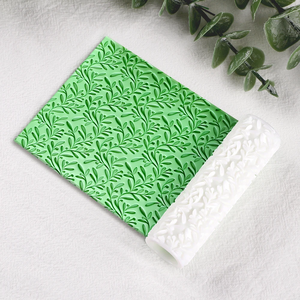 Afbeelding 4: Polymeer Klei Textuur Roller Plastic Aardewerk Patroon Stempelgereedschap voor Klei Modellering, DIY Sieraden Oorbel Embossing, Crafting