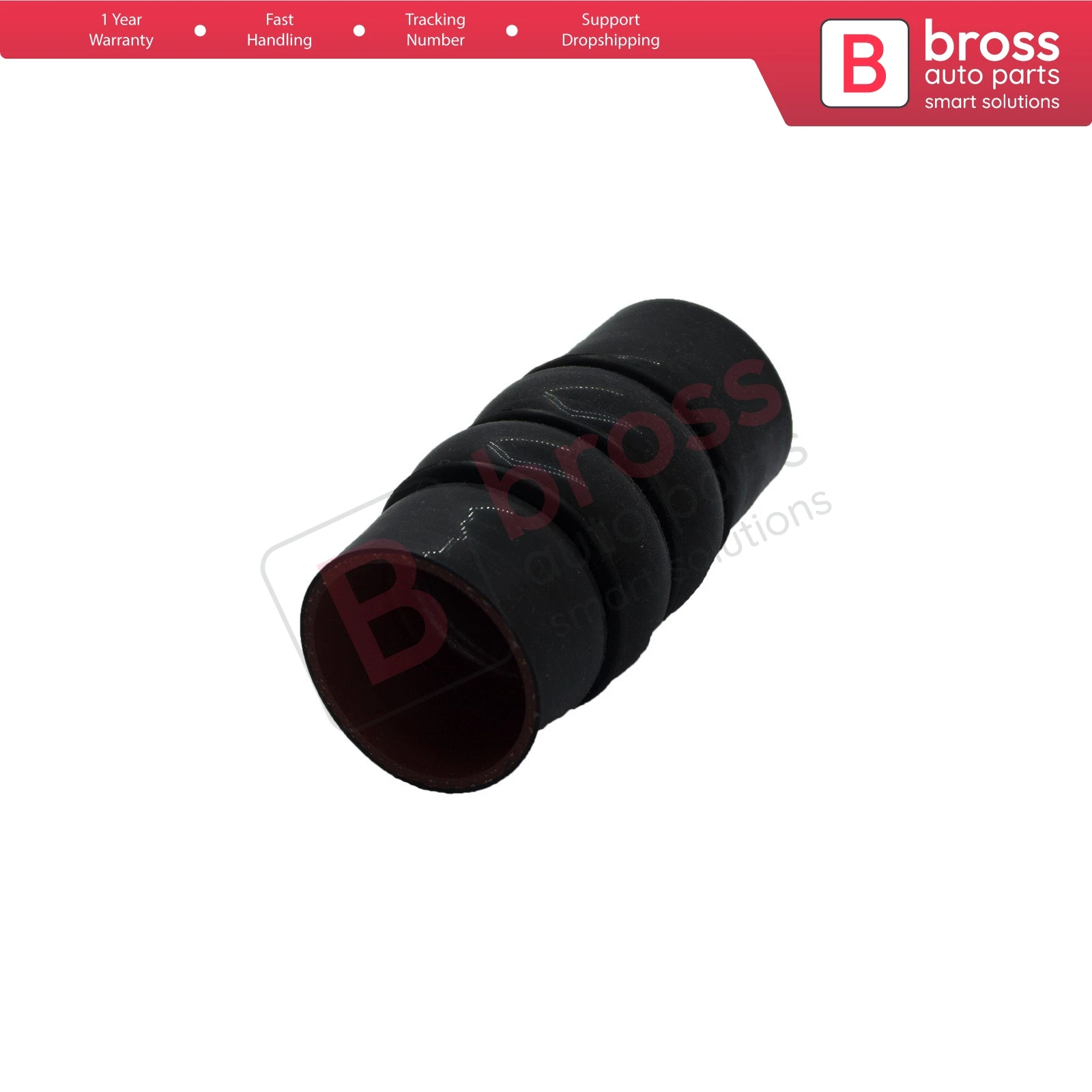 

Bross BHC650 Turbo Charger Intake Air Hose 5T166N650AB for Transit Connect P65, P70, P80 Fiesta MK4 Focus C-Max Turnier