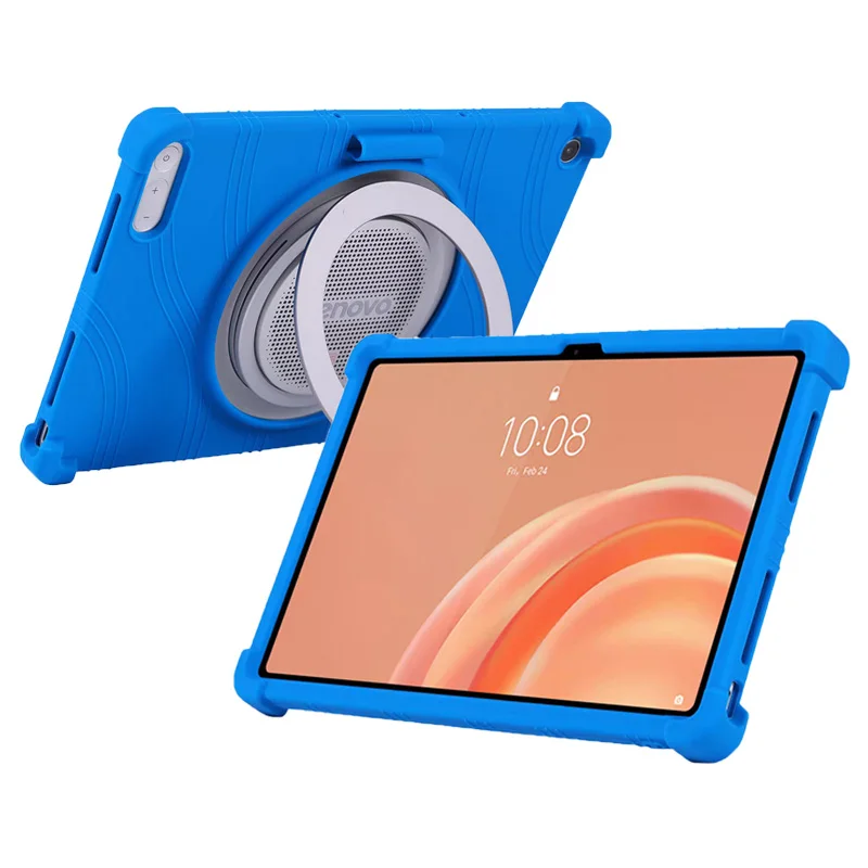 Für Lenovo Tab Plus Gen 2 12,1 Zoll 2026 Hülle, verstärkte stoßfeste Standhülle aus weichem Silikon, TB355FU 12,1" Tablet-Schutzhülle für Kinder