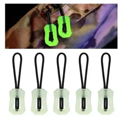 10pcs Luminous Zipper Pullers Convenient Durable Multi-purpose Puller Clothes Backpack Zipper Accessories