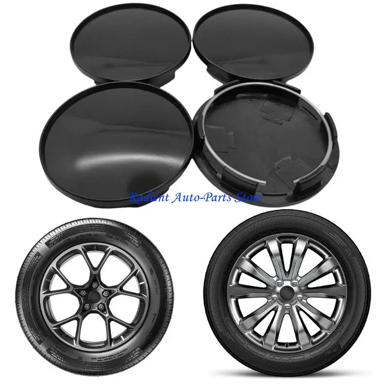 

T3EF Car Wheel Hub Center Caps ABS Wheel Hub Decoration Caps Not Easy Falling for Car