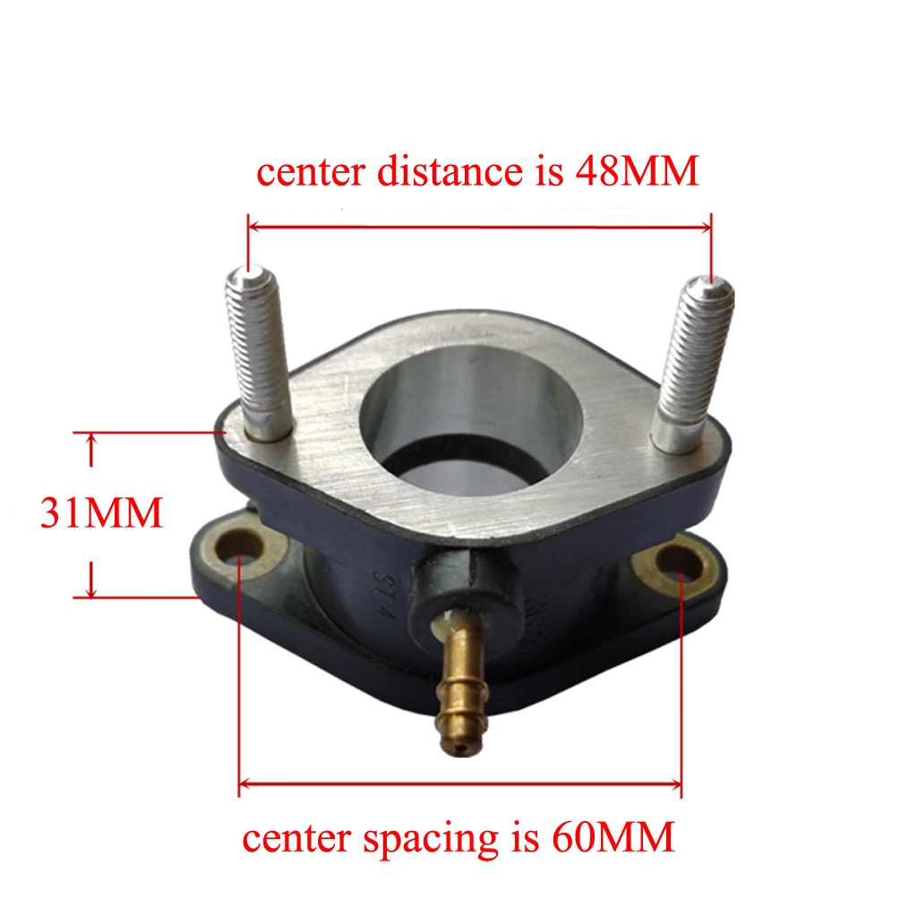 For Suzuki GS125 GN125EN CG125 Motorcycle Carburetor Joint Intake Adjuster Interface Carb Adapter GS 125 GN 125