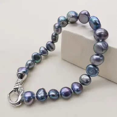 Bracelet Natural Freshwater Black//PurpleWhite/Pink Pearl Bracelet Fine Pearl Jewelry For Women