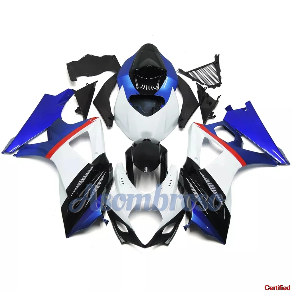 For Suzuki K9 GSXR1000 2007 2008 GSX-R1000 Fairings Kit Injection ABS Bodywork Complete Motorcycle Cowling Set With Heat Shield