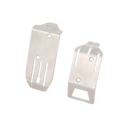 KYX Racing Stainless Steel Chassis Guard Skid Plate Guard Upgrades Parts for 1/18 RC Crawler Car ARRMA Typhon Grom Mega