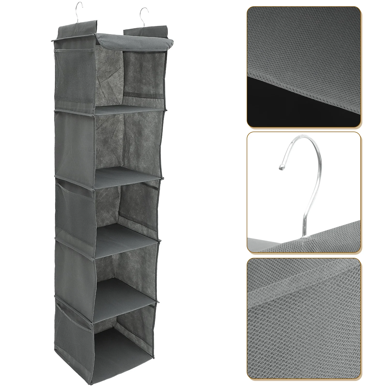 

Organizer Hanging Multi-Layer Storage Bag For Clothes Household Closet Shelf Reusable Wardrobe Organizer Linen Closet