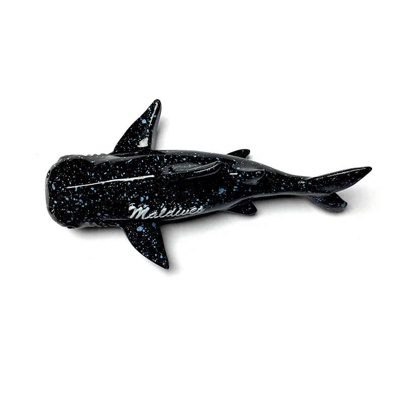 

Maldives Marine Animals Black Whale Shark Creative Magnetic Refrigerator Magnet Creative Travel Souvenir Decoration Gift