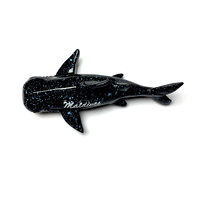 Maldives Marine Animals Black Whale Shark Creative Magnetic Refrigerator Magnet Creative Travel Souvenir Decoration Gift