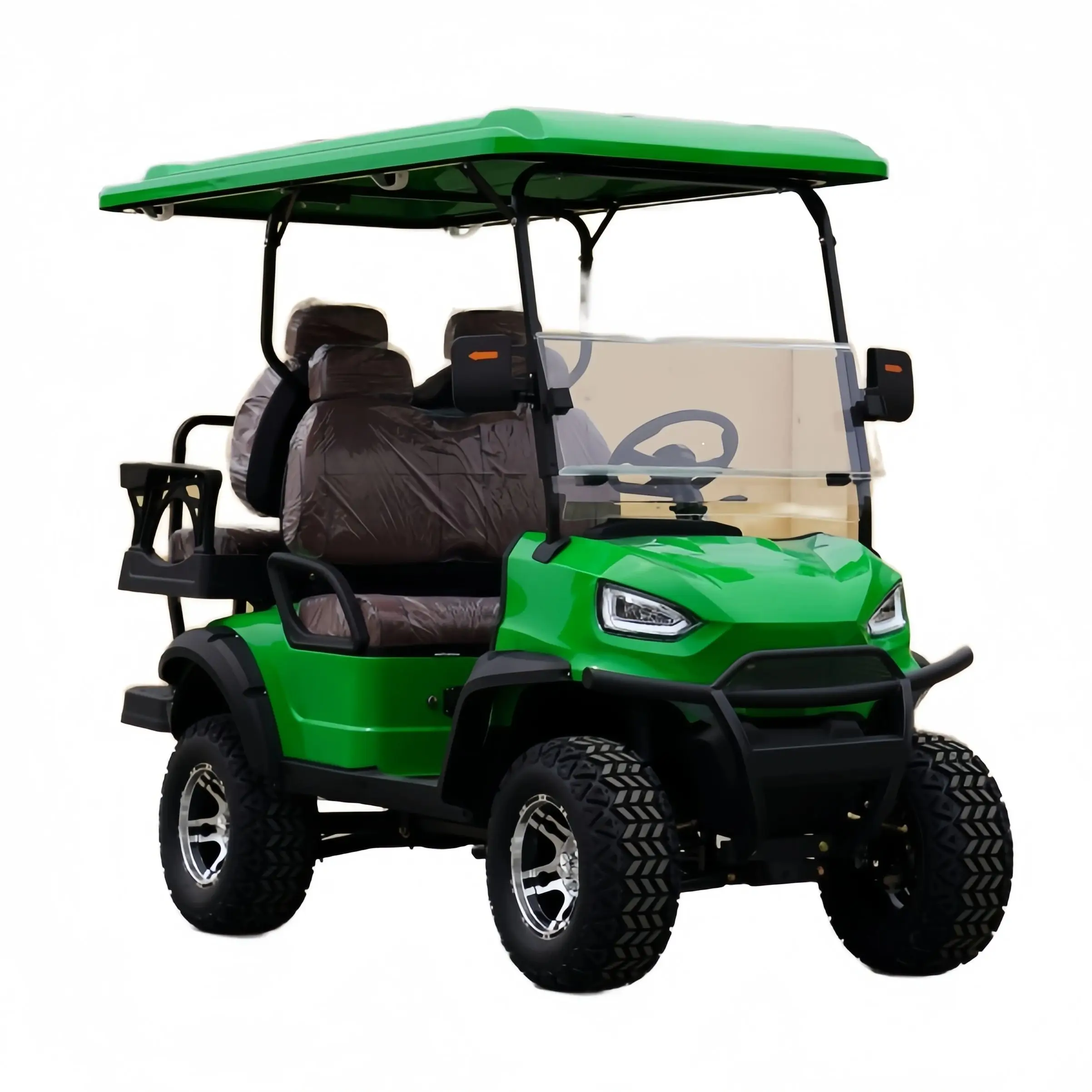 عربة جولف كهربائية صغيرة تعمل ببطارية ليثيوم 4X4 CE عربة نادي الجولف الكهربائية الجديدة لمشاهدة معالم المدينة