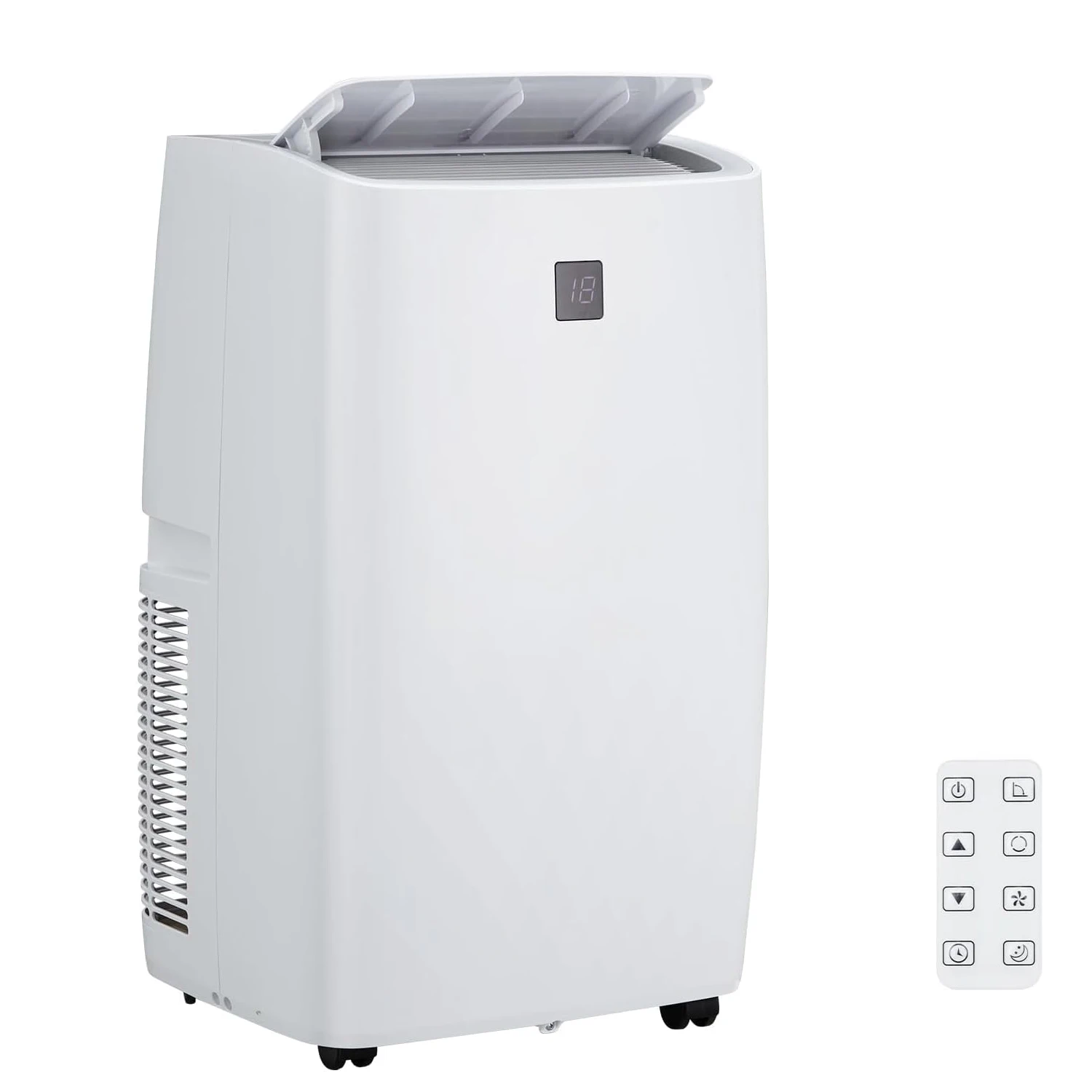 

Портативный кондиционер емкостью 14 000 БТЕ до 750 м2, тихий портативный блок переменного тока 3-в-1, умный/режим сна, автоматический поворотный таймер 24 часа