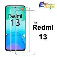 For Redmi 13 4G Xiaomi Screen Protector Tempered Glass Crystal Mica 9H Protective HD Clear Transparent Anti Scratch