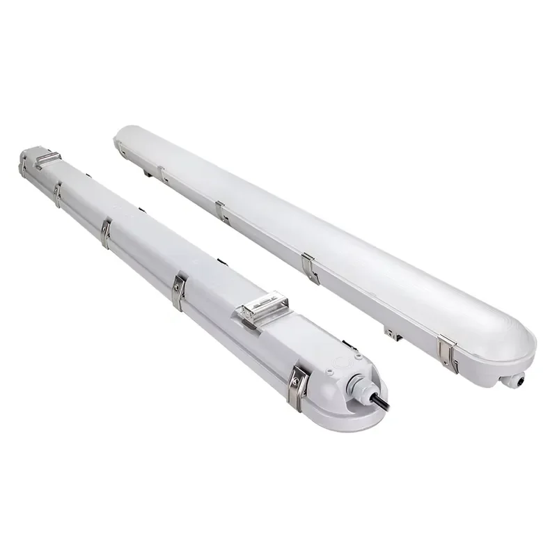 1200mm 1500mm IP66 Switchable 3-CCT LED Strip Light 40W Tri-proof Lighting for Office and Warehouse