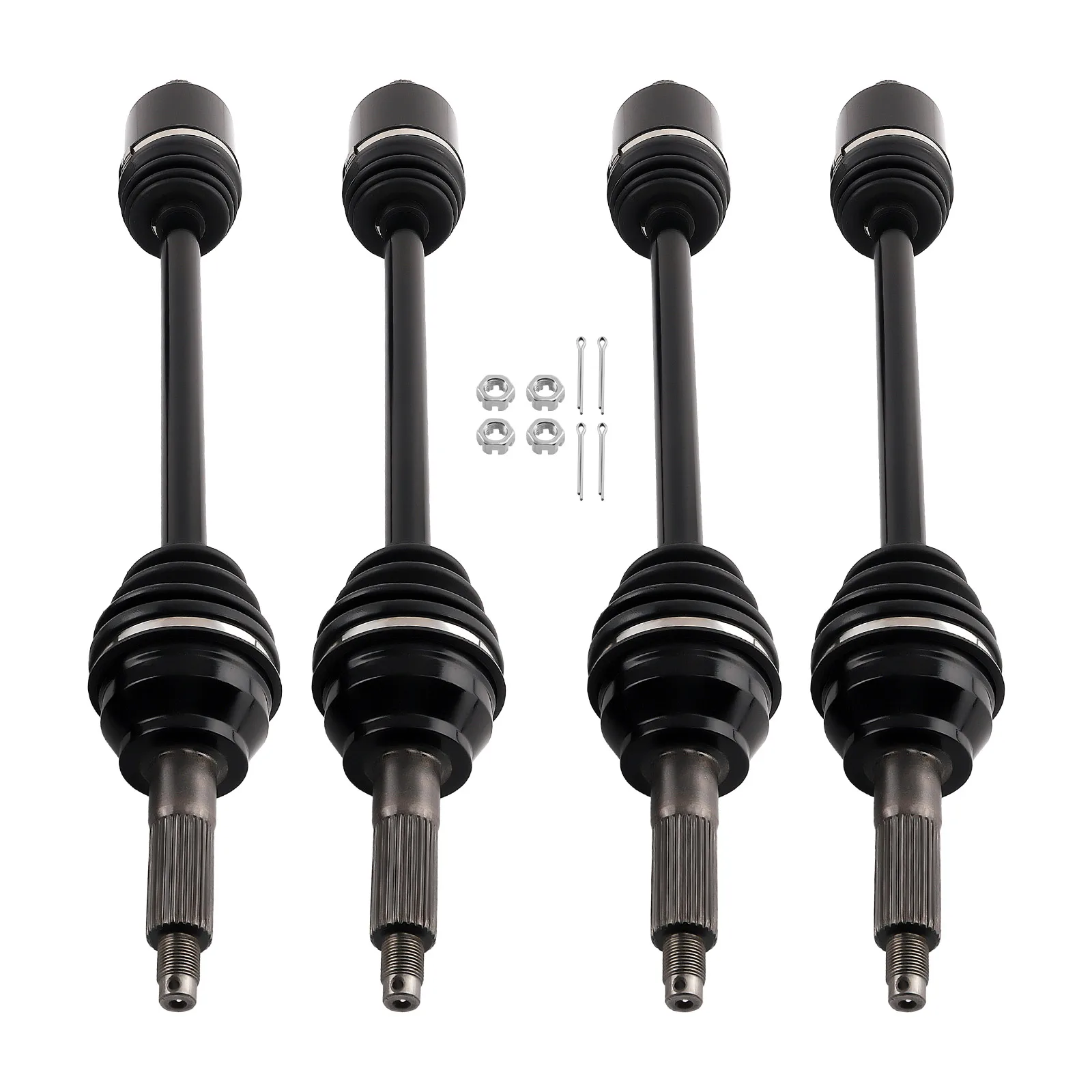 Rear Left And Right Complete CV Joint Axles for Polaris Ranger Crew 1000 Diesel 1333944 1333943 1333439 1333420 1333283 1333124