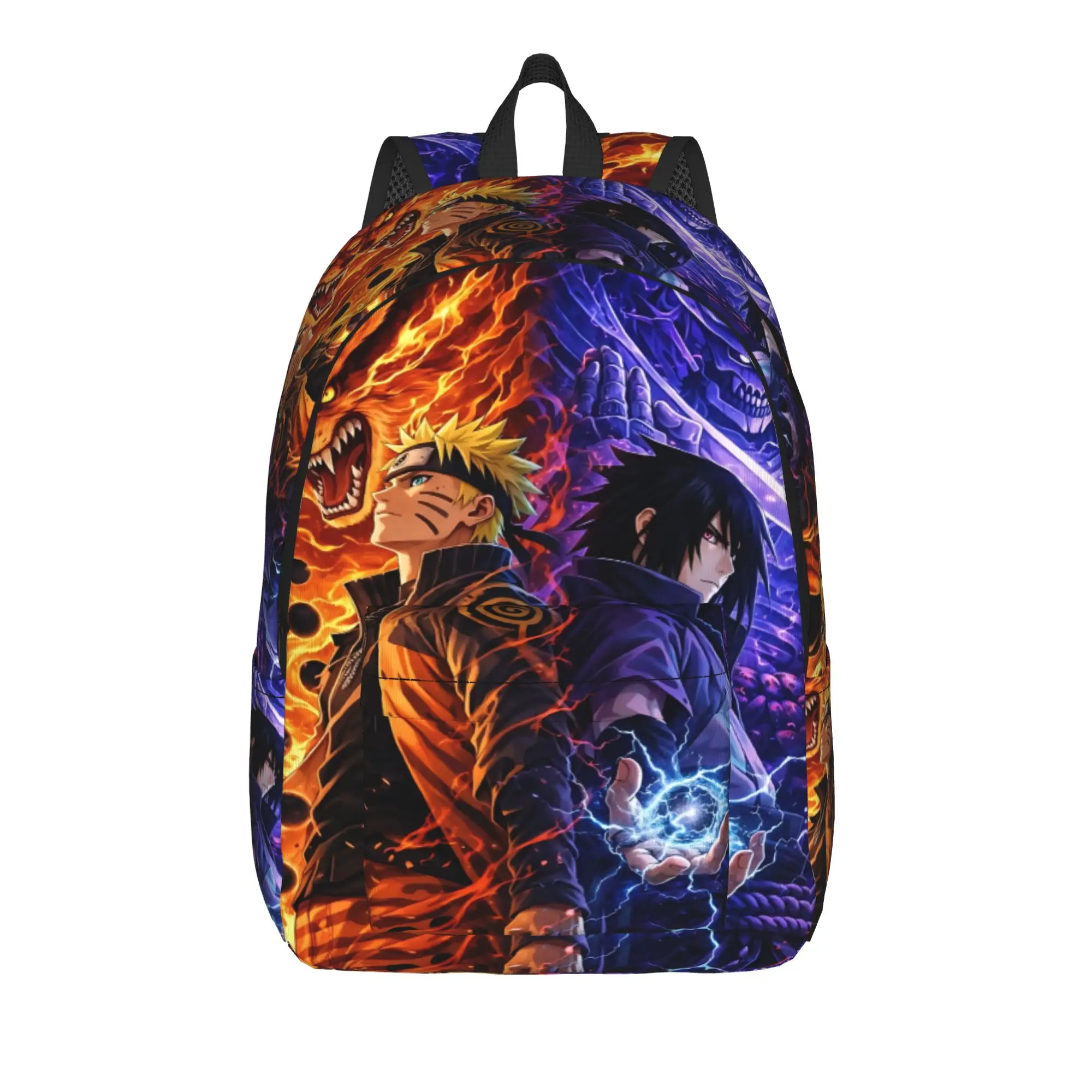 Mochila de moda Naruto anime comic, mochilas de super qualidade para trabalho de escritório, mochila resistente para ombro