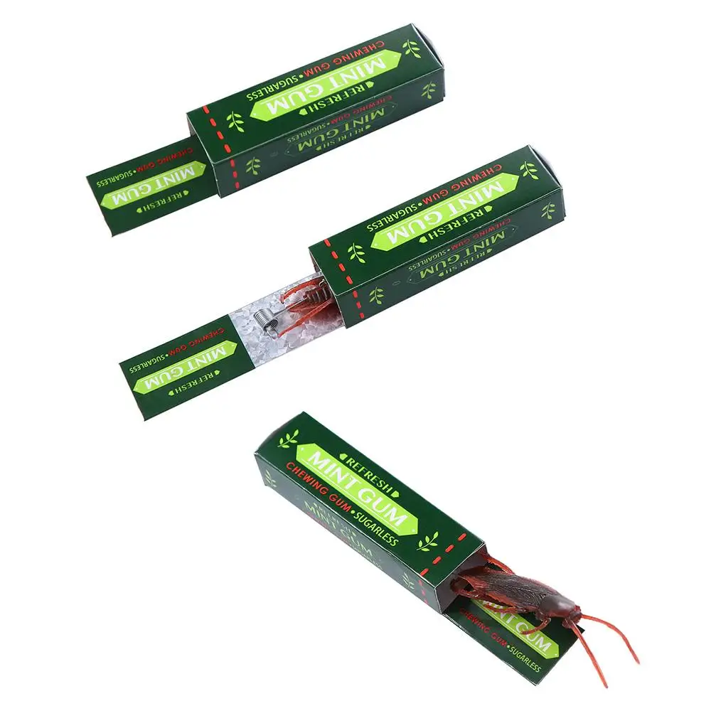 Simulation de jour pour enfants, Gags de farces, jouets parodie, tête de traction, gomme à mâcher, jouet de farces, jouet choquant, cafard