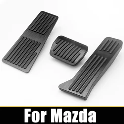For Mazda 2 6 GJ CX-5 CX5 CX3 CX7 CX8 CX9 2012-2018 2019 2020 2021 2022 2023 2024 Car Foot Rest Gas Brake Pedal Clutch Cover Pad