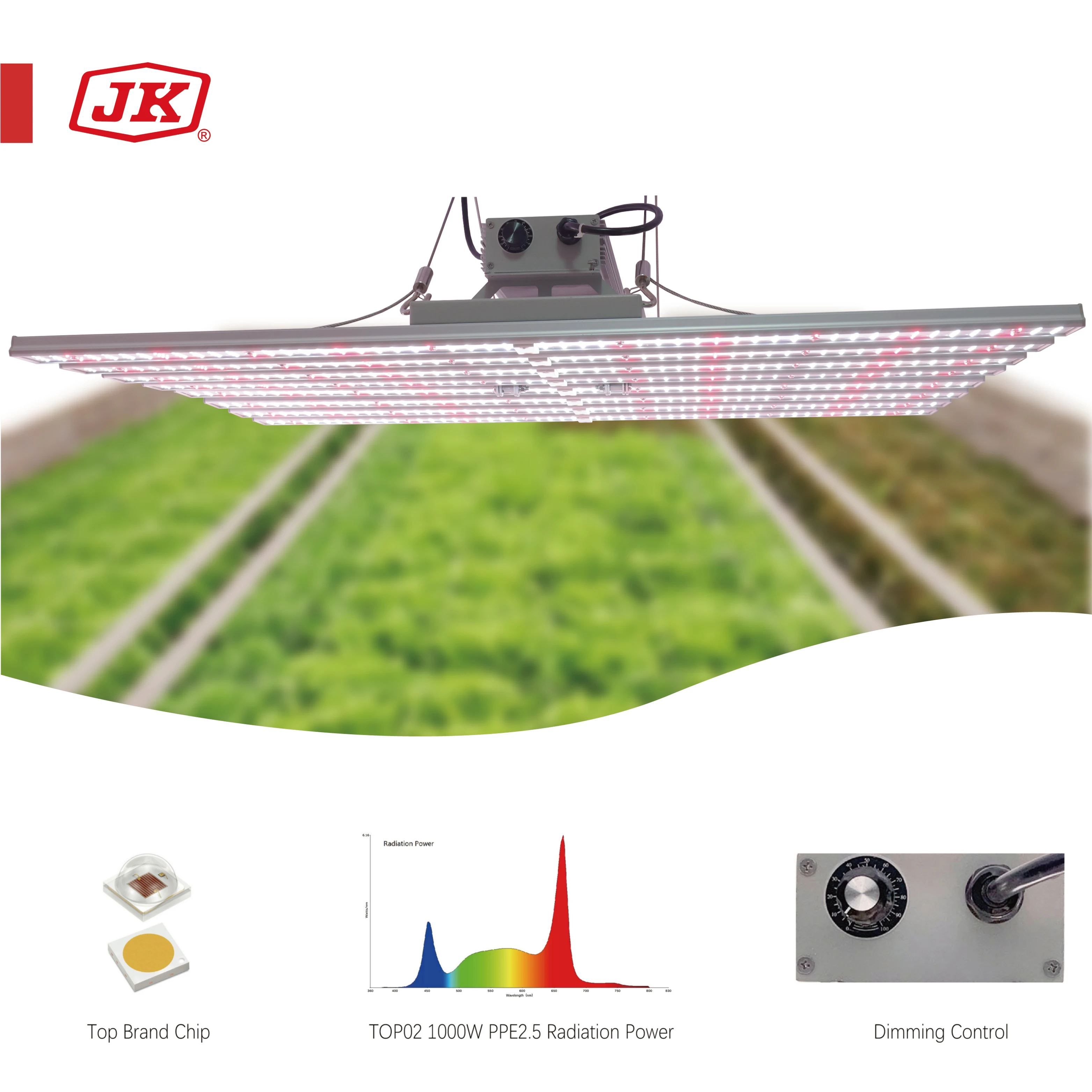 JK LED Growlights New Arrival 650w 750w 800w 1000w Commercial Horticultural Full Spectrum Grow Light Indoor Plant Growth Lamp