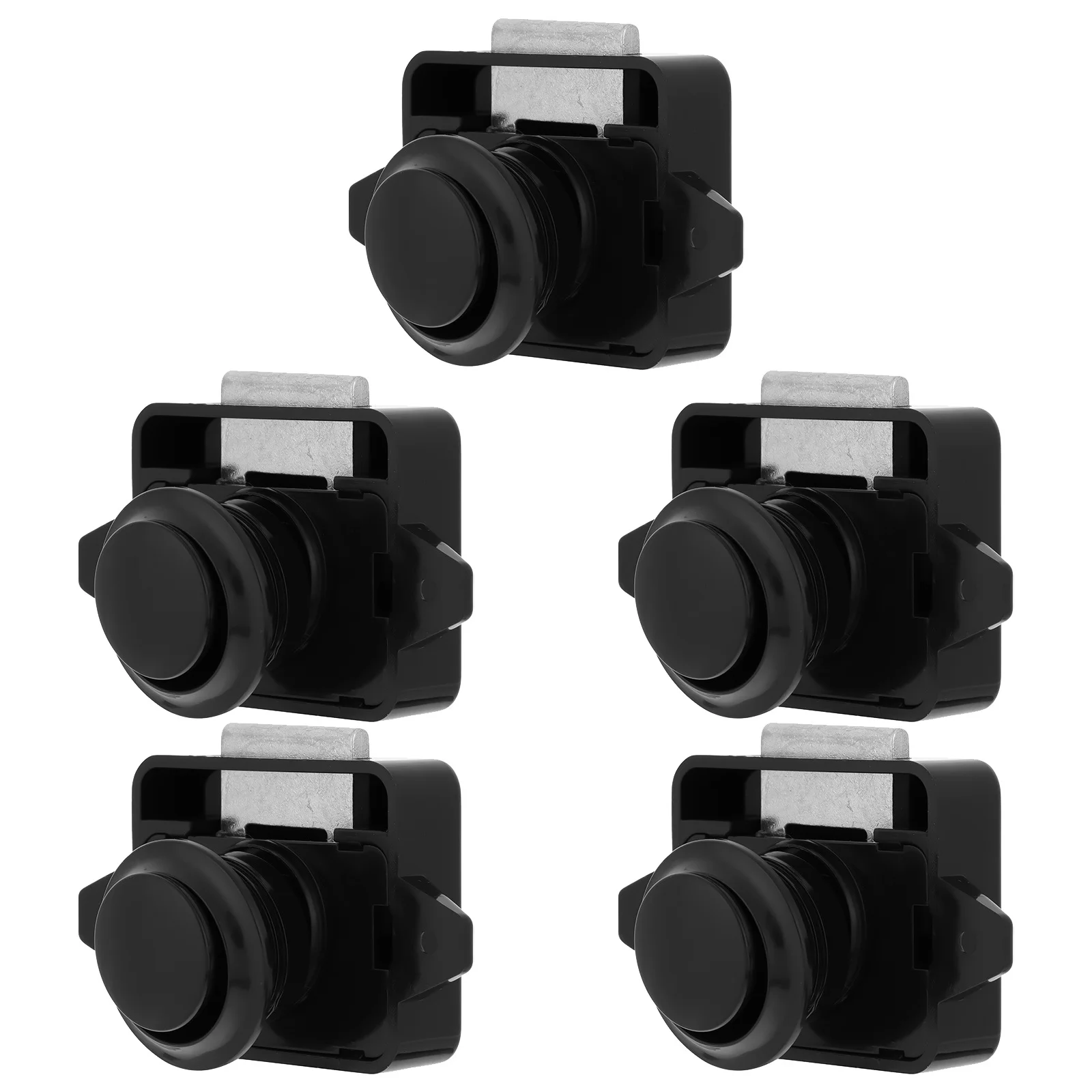 

5pcs Button Catch Lock For Cabinet Door Rv Motorhome Zinc Alloy Push Latch Door Knob Catch Bolt Cupboard Drawer Lock