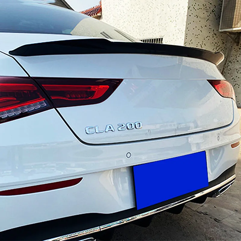 For 2019 20 21 22 23 Mercedes Benz CLA Class W118 250 200 220 Car ABS Plastic PSM Style Rear Trunk Spoiler Wings Accessories