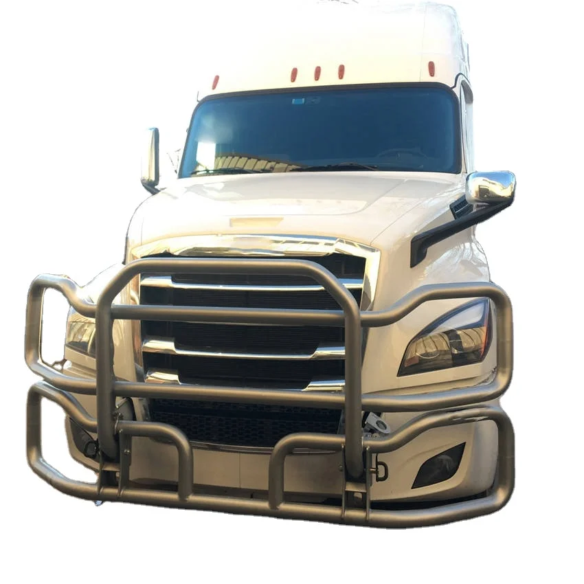 

SEMI Big Truck Accessories Front Bumper Bull Bar Deer Grille Guard For Freightliner Cascadia