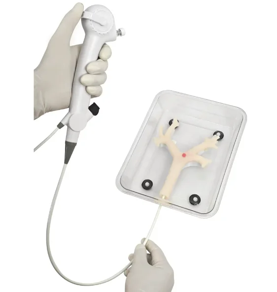 Bronchoscope Training Model Fiberoptic Bronchoscope Practice Secondary Bronchial Branch Flexible & Non-damaging to Scopes