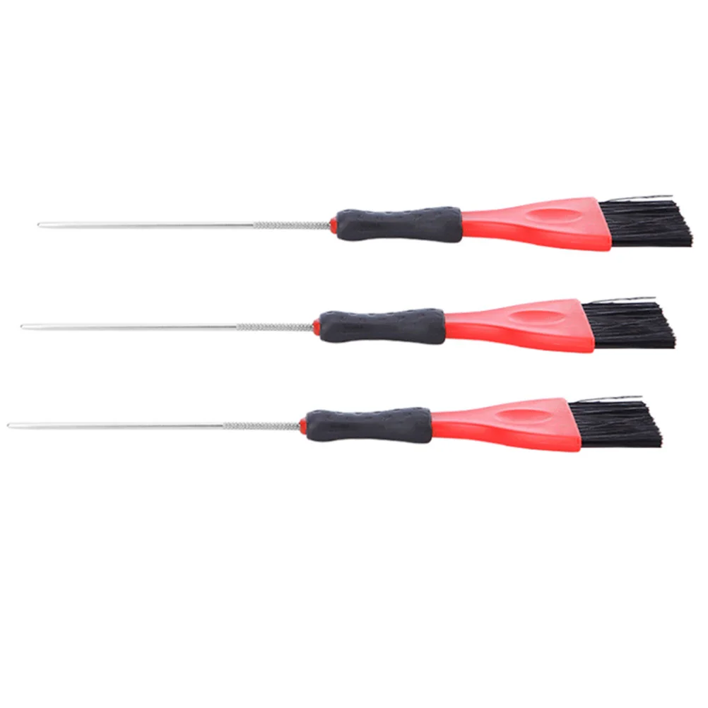 

3Pcs Hair Salon Dye Brush Stainless Steel Tip Applicator for Easy Hair Coloring and Treatment Reusable Styling Tool