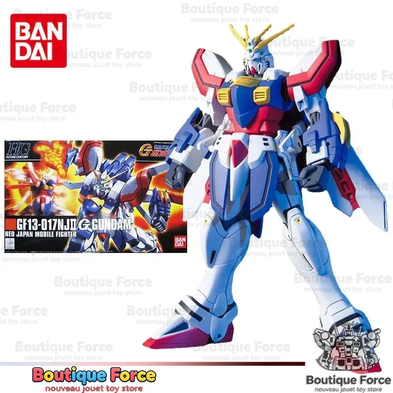 

Bandai Gundam Model Kit HGFC GF13-017NJⅡ GOD GUNDAM Genuine Gunpla Anime Action Figure Building Toy for Adults and Kids