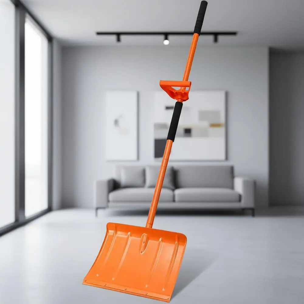 

67-дюймовая усиленная эргономичная лопата для крупномасштабных работ и использования на открытом воздухе, оранжевая