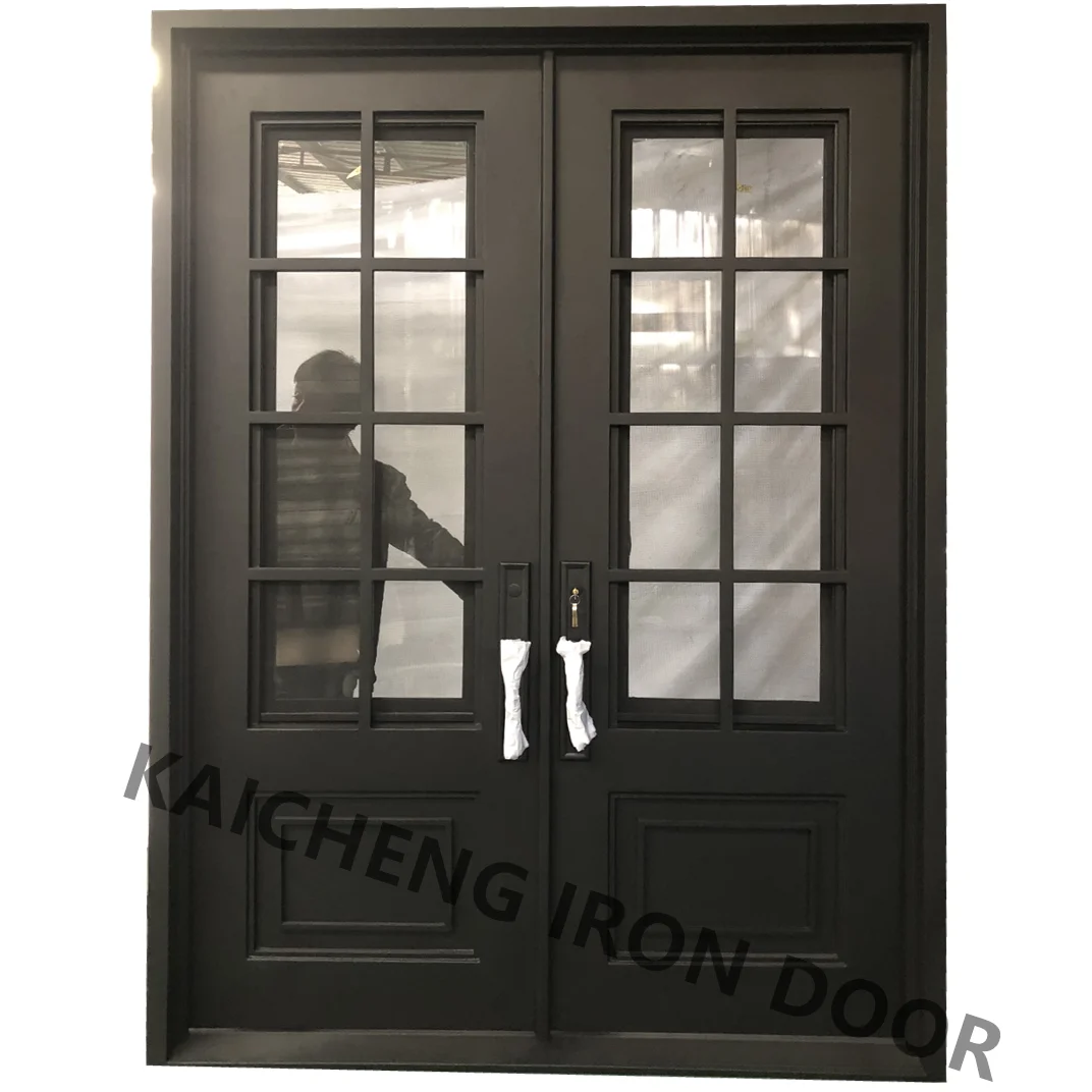 Iron Door Custom Iron Door Price Exterior Iron French Doors Wrought Hot Selling