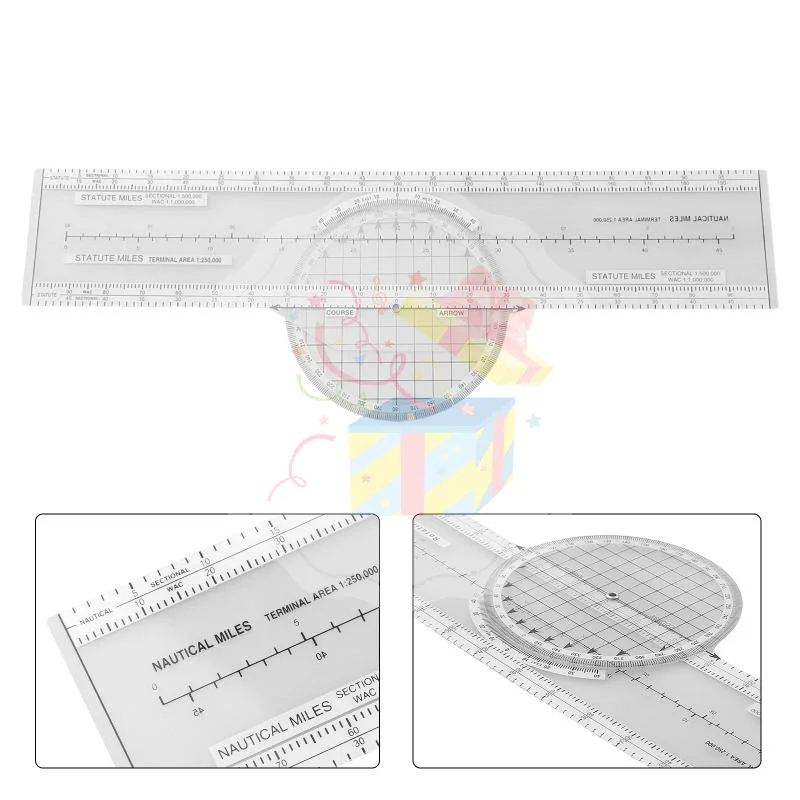 1-unidade-plotter-gps-de-voo-aeronautico-360-°-regua-abs-de-medicao-precisa-e-rotativa-para-uso-profissional-por-pilotos